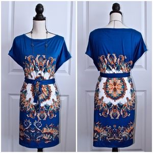 PASSPORTS Royal Blue Summer Sleeveless Dress